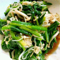yuka0605's cooksnap of when they made ちりめんじゃこで☆ほうれん草の和え物.