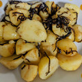 kakeaiママ's cooksnap of when they made ルクエ＊じゃが芋の塩昆布和え。.