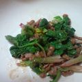 chiemake's cooksnap of when they made ほうれん草ナムルに納豆いれちゃった(^^.