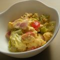 ひとひとの素's cooksnap of when they made 朝ごはんに♡ＢＬＴ＆Ｃスクランブルエッグ.