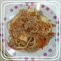 ファジ's cooksnap of when they made 焼肉のタレ de 焼きうどん.