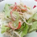 sarurun's cooksnap of when they made 切り干し大根とカニカマのサラダ.