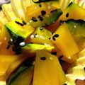 牛乳屋さんのキリン's cooksnap of when they made 超～簡単！レンジでかぼちゃ.