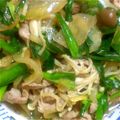 ゆうとっちょん's cooksnap of when they made 豚こまと野菜のニンニク炒め.
