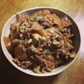 Edla's cooksnap of when they made 超早！大根と豚肉のヒラヒラ炒め♪.
