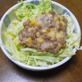 まあくんのおくさん's cooksnap of when they made コーン・納豆・キャベツ☆夏の朝にさっぱり.