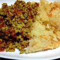 牛乳屋さんのキリン's cooksnap of when they made 絶品☆高野豆腐でヘルシードライカレー.