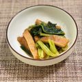 コムギ大好き's cooksnap of when they made ほっと美味しい~小松菜と薩摩揚げの煮物.