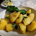 ぷっくりさん。's cooksnap of when they made 簡単おつまみ♪ガーリックバジルポテト.