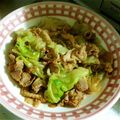 べにあ's cooksnap of when they made レタスの豚生姜焼き.