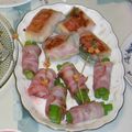 よもぎぱん's cooksnap of when they made 春巻の皮を使ってアスパラ、ベーコン巻き♪.