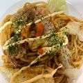 なおすけ151a's cooksnap of when they made 簡単！絶品！ちゃんぽん麺で屋台風焼きそば.