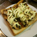 meff's cooksnap of when they made 驚き！ささみのワサビマヨトースト！！.