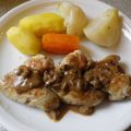 Kawakoすいす's cooksnap of when they made チキンソテー　ポルチーニソース添え.