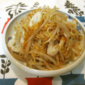 m@n@'s cooksnap of when they made ５分で、もやしとちくわの酢の物おかか和え.