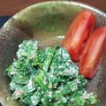 かあたらあ's cooksnap of when they made 菜花のおかか醤油あえマヨ風味.