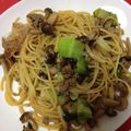 ぼびこさん's cooksnap of when they made 簡単！チンゲン菜和風パスタ✿.