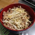 羊めぇめぇ's cooksnap of when they made 豚肉ともやしの生姜焼き.