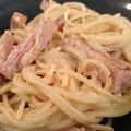 はちじぇりー's cooksnap of when they made 牛乳と卵黄で超濃厚☆失敗なしカルボナーラ.