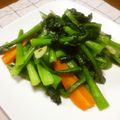 ☆あられちゃん☆'s cooksnap of when they made 超簡単☆おススメ☆小松菜のナムプラー炒め.