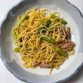 キンキキ's cooksnap of when they made ☆アスパラとベーコンのパスタ☆.