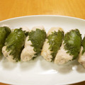 バジラ's cooksnap of when they made ♪♥梅しそ海苔のささみ巻き♥♪.
