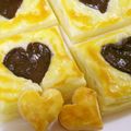 yukari−♡'s cooksnap of when they made ﾊｰﾄのチョコパイ♡.