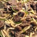 ダブルおさかな's cooksnap of when they made コストコのプルコギ肉で♪青椒肉絲.