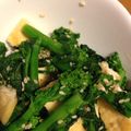 いしっころ2525's cooksnap of when they made 菜の花の辛子和え.