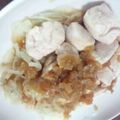 ｋａｒｕｍｅ's cooksnap of when they made ぷりぷりササミと新玉ねぎ　ネギソースあえ.