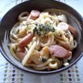 すがみほ's cooksnap of when they made バター醤油？焼きうどん.
