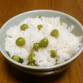 rensa's cooksnap of when they made モチモチ☆豆ご飯(グリンピース).