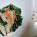 ちずぴよ's cooksnap of when they made カニカマとほうれん草のごまポン！.