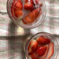 violets's cooksnap of when they made 寒天屋さんのイチゴサイダー寒天.