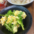 そらてんママ's cooksnap of when they made 簡単！菜の花とたまごのコク旨炒め.