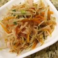 bonnet's cooksnap of when they made もやしと人参の変わり味噌マヨ炒め.