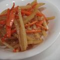 ＊ともこさま＊'s cooksnap of when they made カラフル！じゃがいものきんぴら☆.