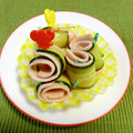 にきけん's cooksnap of when they made ハム１枚で、お弁当のおかず.