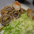 ゆかやんまま's cooksnap of when they made 梅しそ海苔チーズ巻き巻き☆.