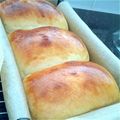 かめふーちゃん's cooksnap of when they made ＊手捏ね・黒糖食パン＊簡単だよ^^.