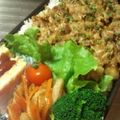 ♡KMS♡'s cooksnap of when they made お弁当（111）豚肉のカレーマヨ風味.
