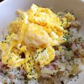 お料理んりん's cooksnap of when they made スパム炒飯☆マヨたまのせ～♪.