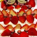 りぃあぁ☆ママ's cooksnap of when they made ✿デコレーションケーキは棒付きチョコで✿.