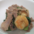 yu0802's cooksnap of when they made ✿海老と小松菜のオイスター炒め✿.