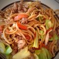 ruon☆'s cooksnap of when they made 大葉にんにく醤油ｄｅ焼きうどん.