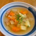 おぶうさま's cooksnap of when they made ★和ふぅ～野菜のコロコロコンソメスープ★.