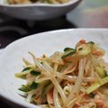 harapecoci's cooksnap of when they made あと１品☆もやしとカニカマのサラダ.