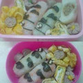 achicocco's cooksnap of when they made ☆幼稚園のお弁当（キャラ弁）☆.