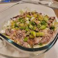 marihawaii's cooksnap of when they made レンジで！ねぎ豚ラー油もりもりキャベツ.