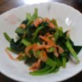 みとー's cooksnap of when they made 小松菜、干し海老のニンニク炒め.
